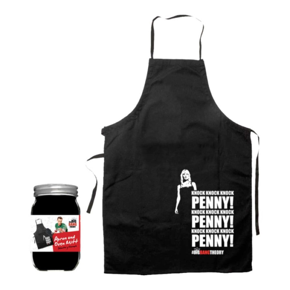 The Big Bang Theory – Knock Penny Apron & Oven Mit Set