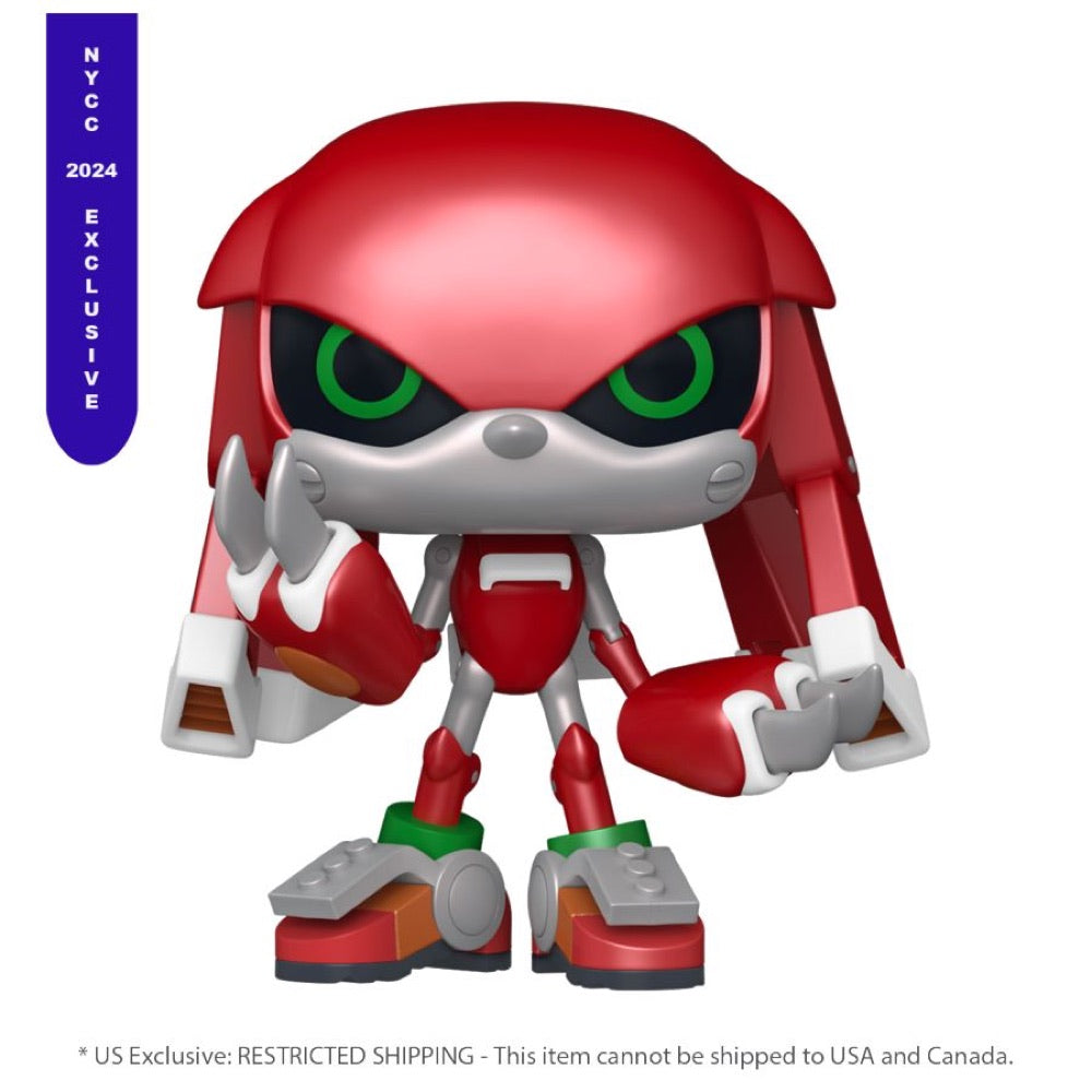 Sonic the Hedgehog – Metal Knuckles NYCC 2024 Exclusive Pop! Vinyl [RS]