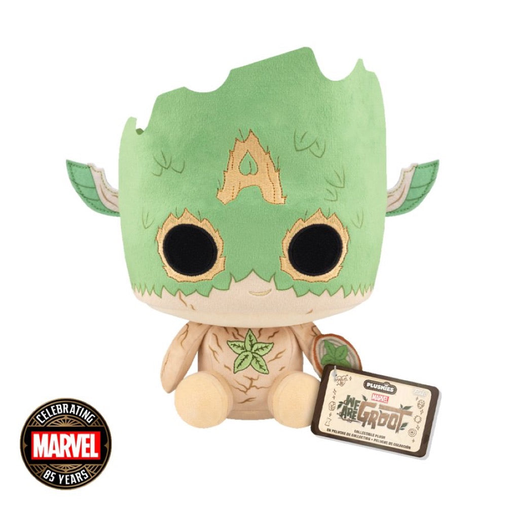 We Are Groot – Groot CaptAmerica (Marvel: 85th Anniversary) 7″ Pop! Plush