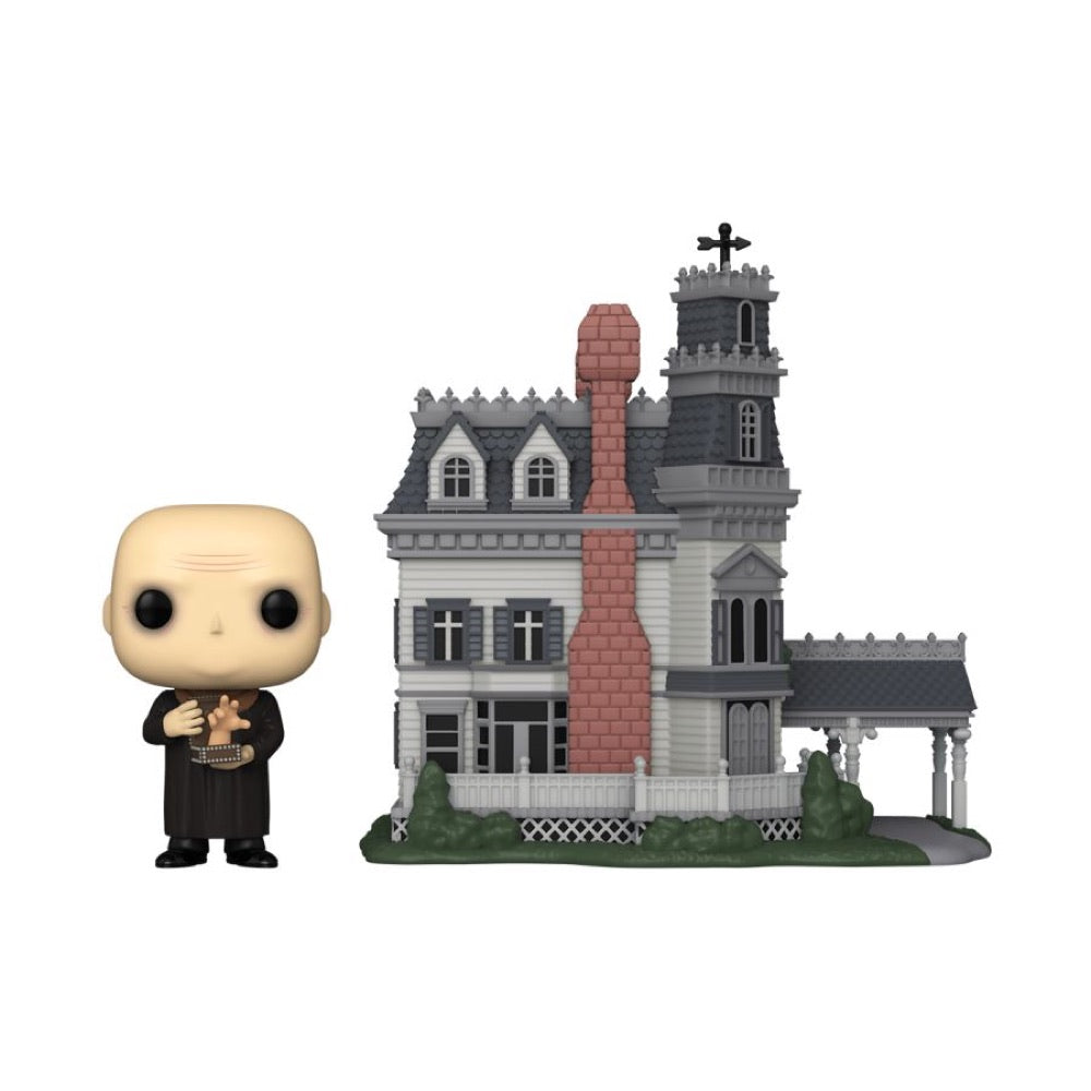 Addams Family (TV) – Fester with Addams Family Mansion Pop! Town
