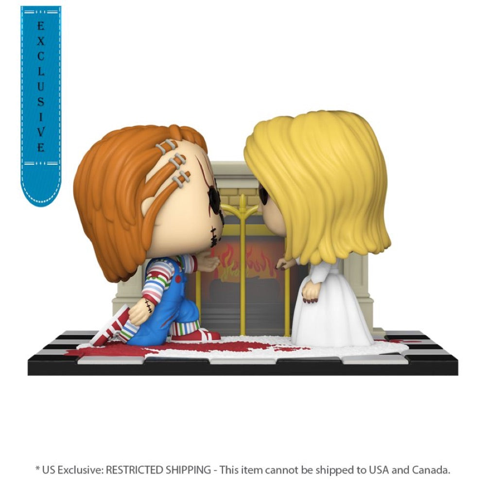 Bride of Chucky – Chucky & Tiffany US Exclusive Pop! Moment [RS]