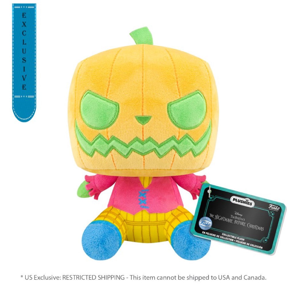 The Nightmare Before Christmas – Pumpkin King US Exclusive Black Light 7″ Pop! Plush [RS]