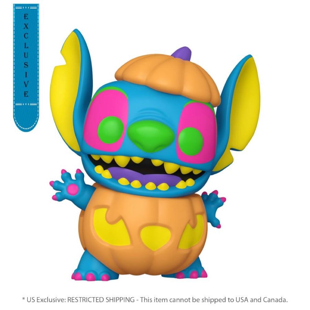 Lilo & Stitch – Pumpkin Stitch US Exclusive Blacklight Pop! Vinyl [RS]