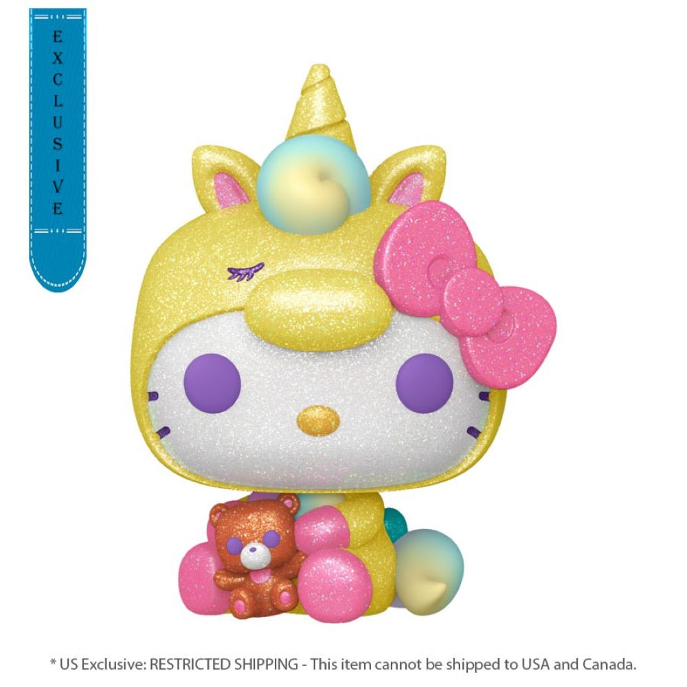 Hello Kitty – Hello Kitty Unicorn US Exclusive Diamond Glitter Pop! Vinyl [RS]