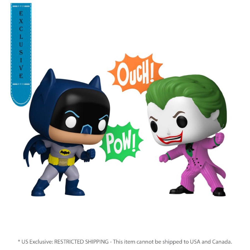 Batman: 85th Anniversary – Batman & Joker (1966) US Exclusive Pop! Vinyl 2-Pack [RS]