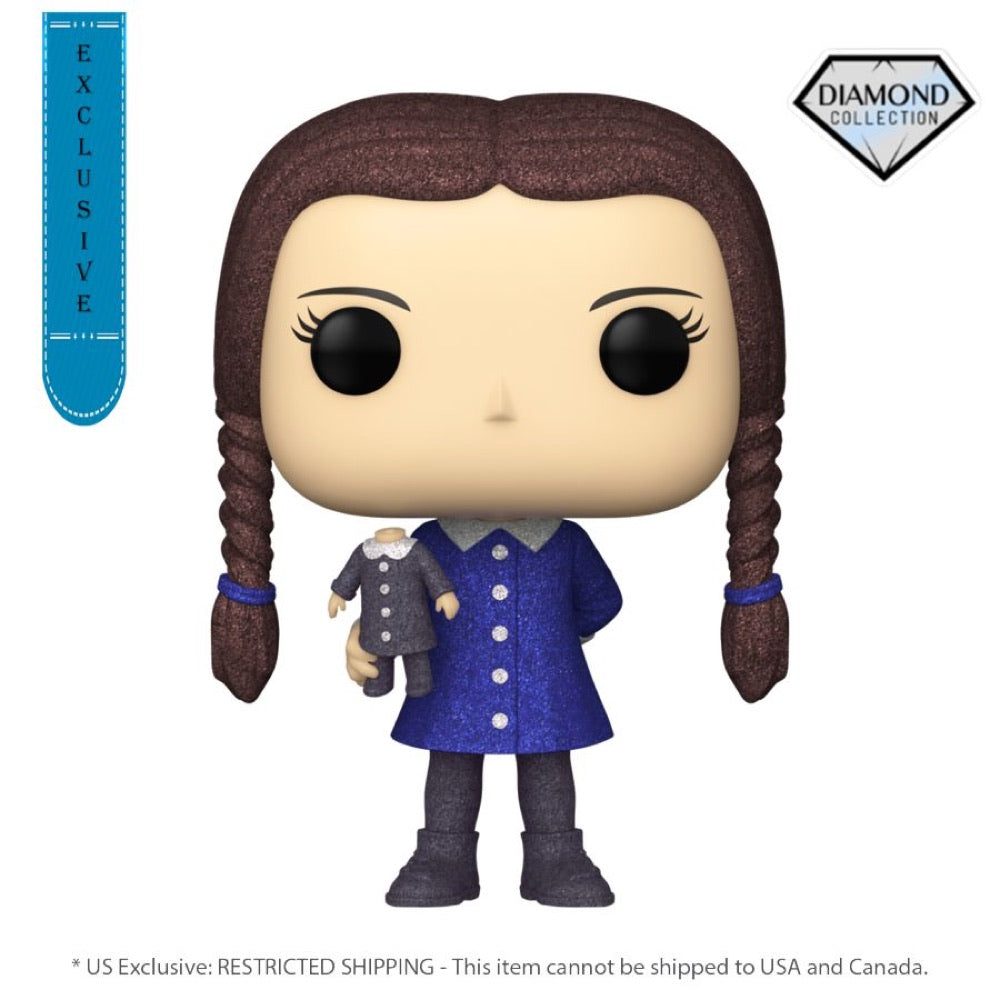 Addams Family (TV) – Wednesday US Exclusive Diamond Glitter Pop! Vinyl [RS]