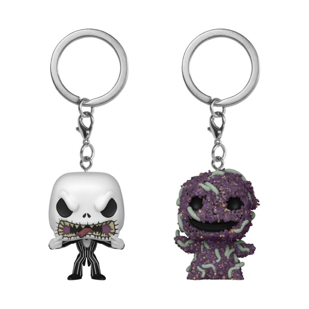 The Nightmare Before Christmas – Jack & Oogie Boogie Pop! Vinyl Keychain [2 Pack]