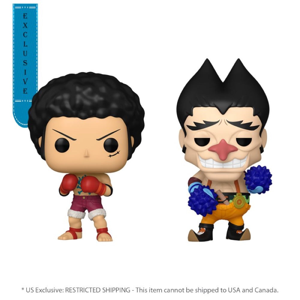 One Piece – Luffy & Foxy US Exclusive (with chase) Pop! Vinyl 2-Pack [RS]