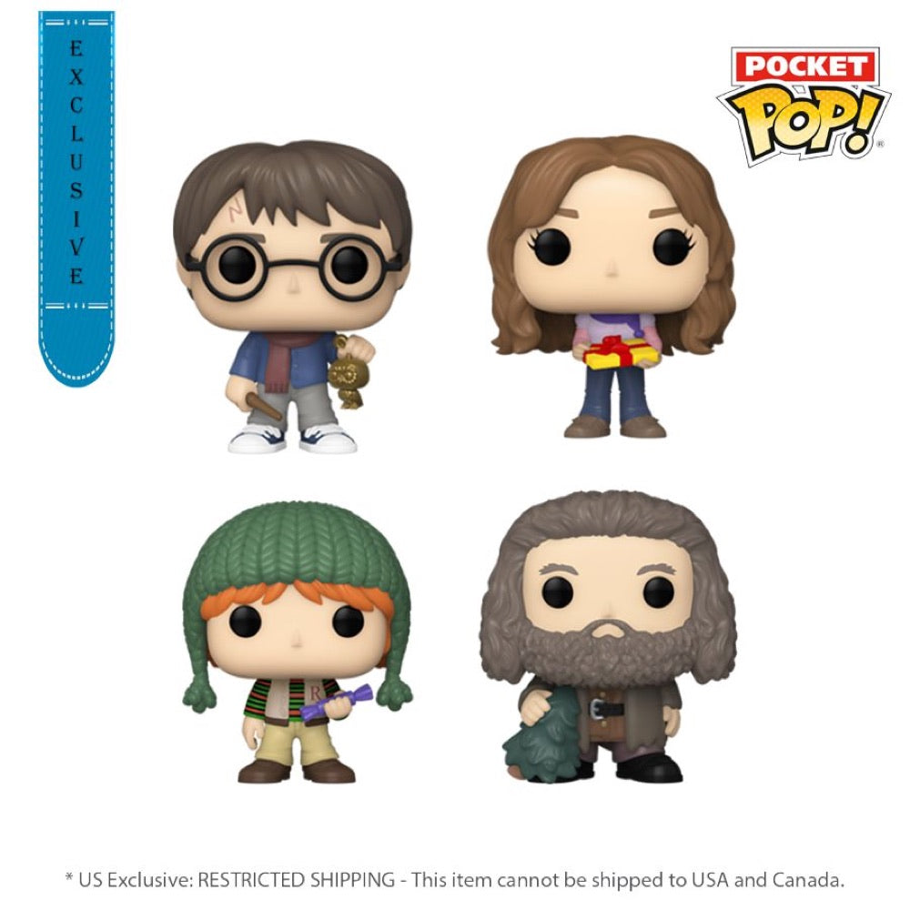 Harry Potter – Tree Holiday US Exclusive Pocket Pop! 4-Pack [RS]