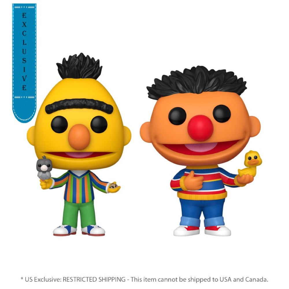 Sesame Street – Bert & Ernie US Exclusive Pop! Vinyl 2-Pack [RS]