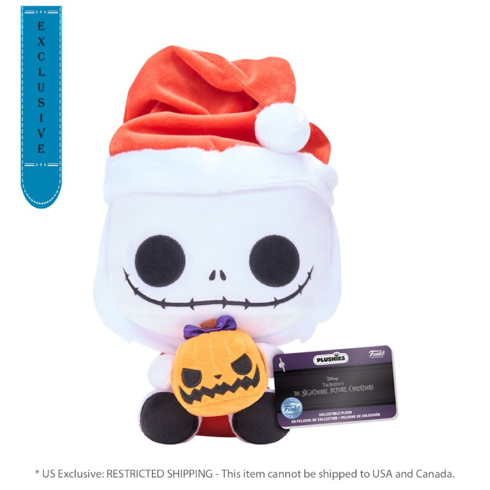 The Nightmare Before Christmas – Santa Jack with Jack-o-lantern US Exclusive 7″ Pop! Plush [RS]