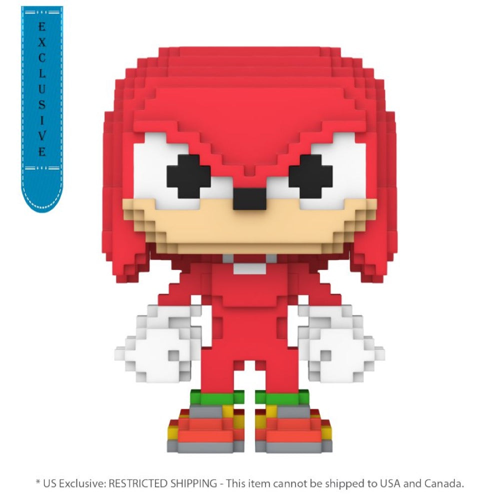 Sonic the Hedgehog – Knuckles 8-Bit US Exclusive Pop! Vinyl [RS]