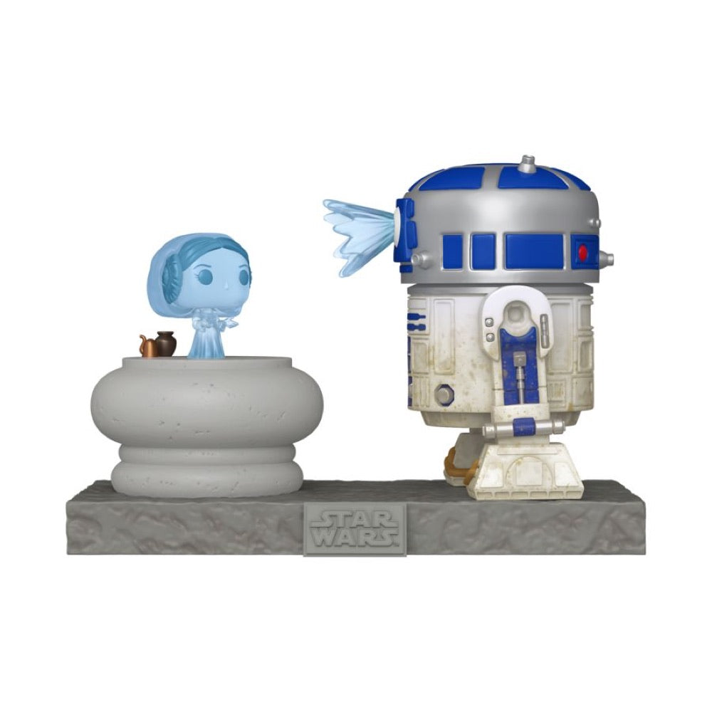 Star Wars – R2D2 with Leia Hologram Pop! Deluxe