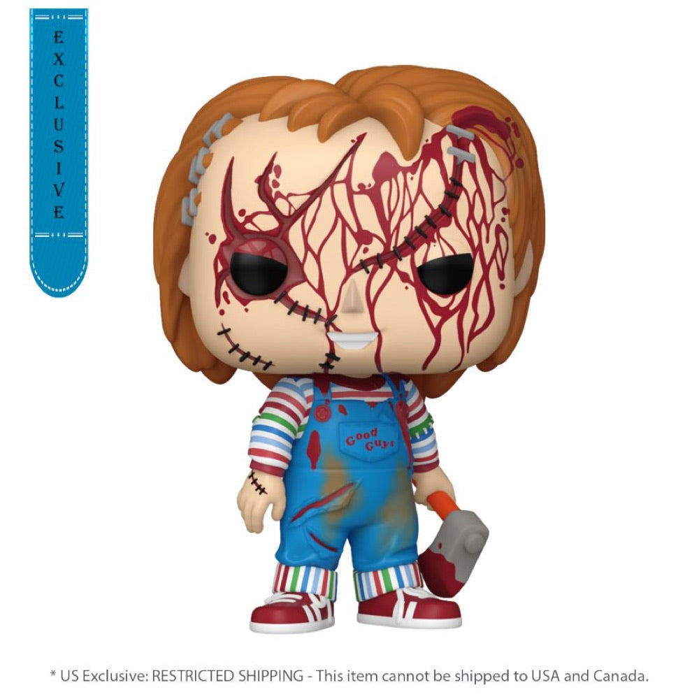 Bride of Chucky – Chucky (Battle Damaged) Pop! RS