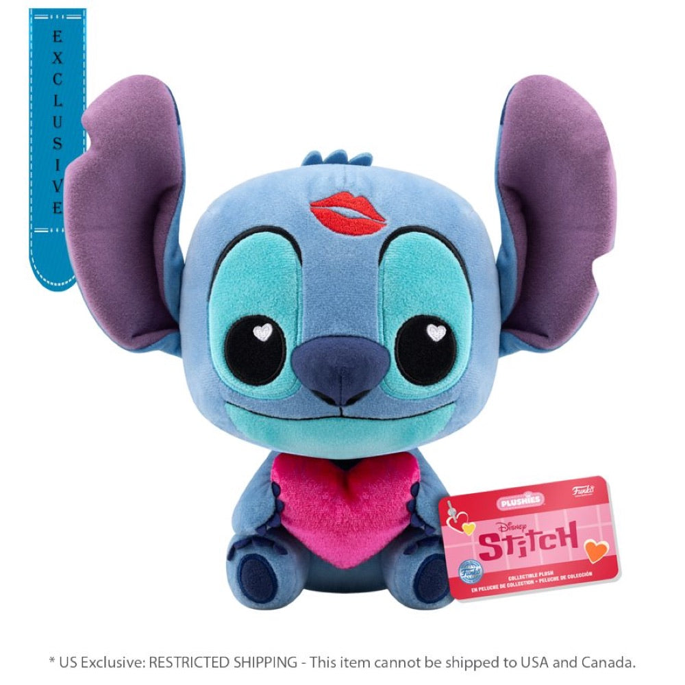 Lilo & Stitch – Stitch Heart US Exclusive Pop! Plush [RS]