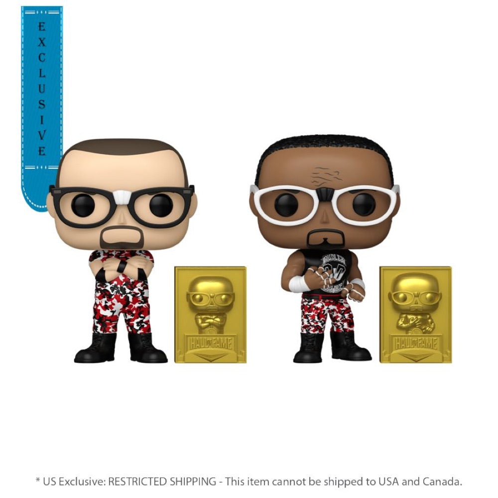 WWE: Hall of Fame – Dudley Boyz Red Camo Pop! 2PK RS