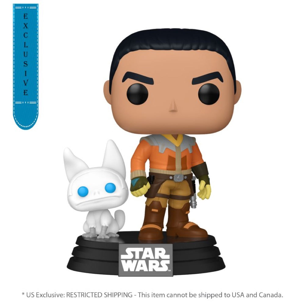Star Wars: Rebels – Ezra with Loth-Cat US Exclusive Pop! Vinyl [RS]
