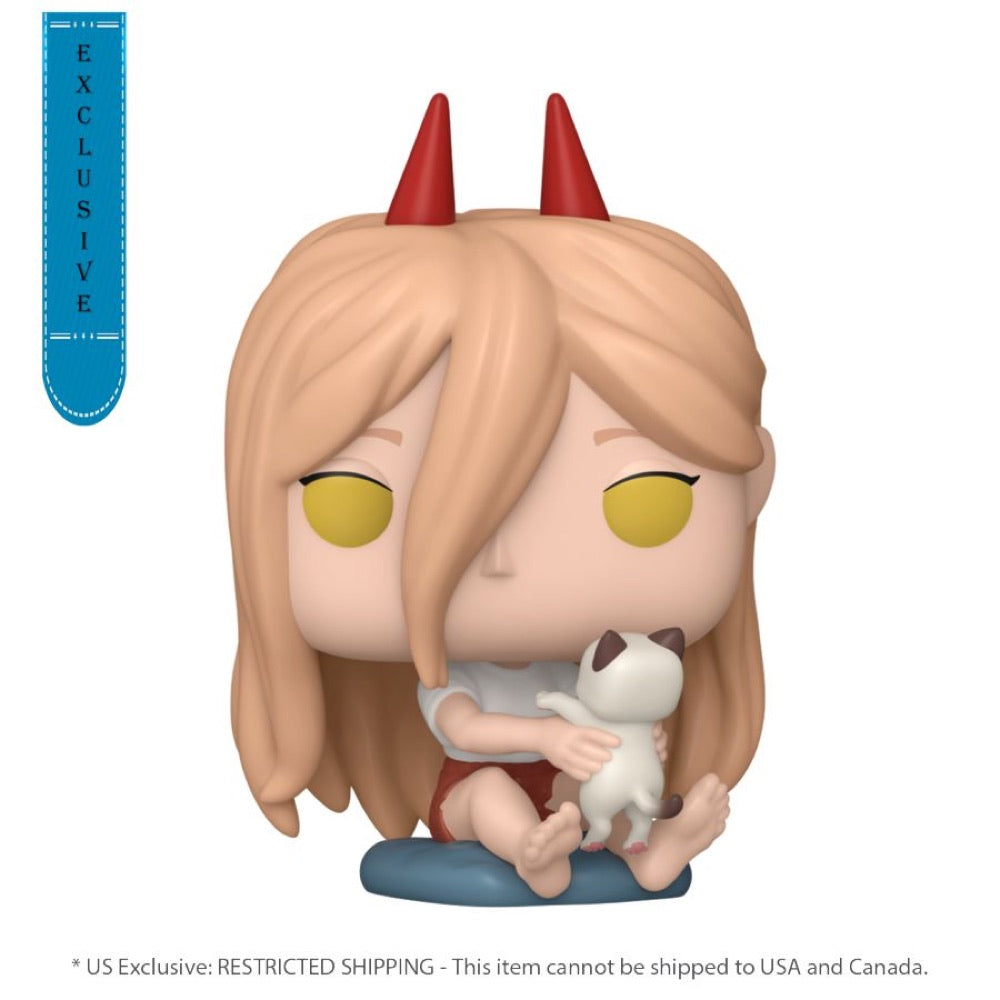 Chainsaw Man – Power with Meowy (with chase) US Exclusive Pop! Vinyl [RS]