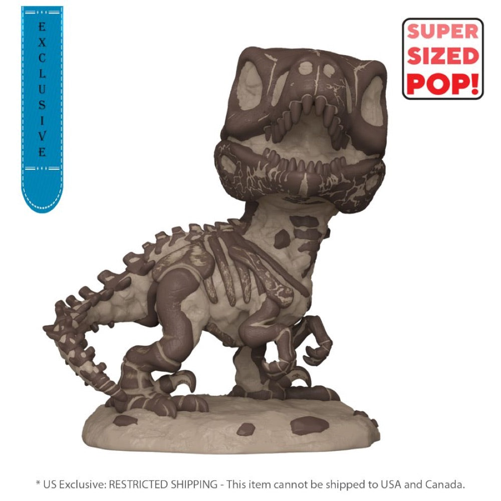 Jurassic Park – Velociraptor Fossil US Exclusive 6″ Pop! Vinyl [RS]