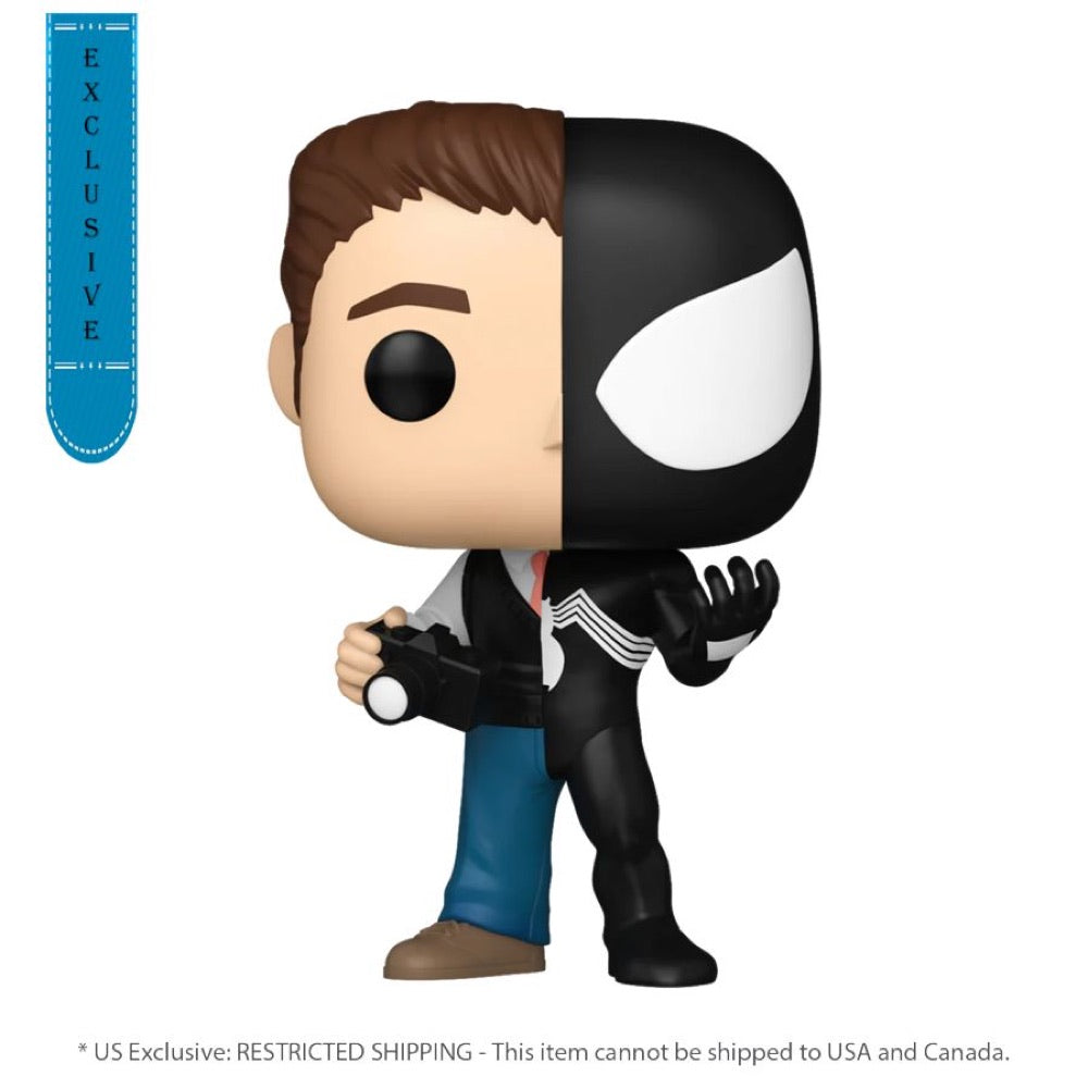 Marvel: Split – Peter Parker/Symbiote Suit US Exclusive Pop! Vinyl [RS]