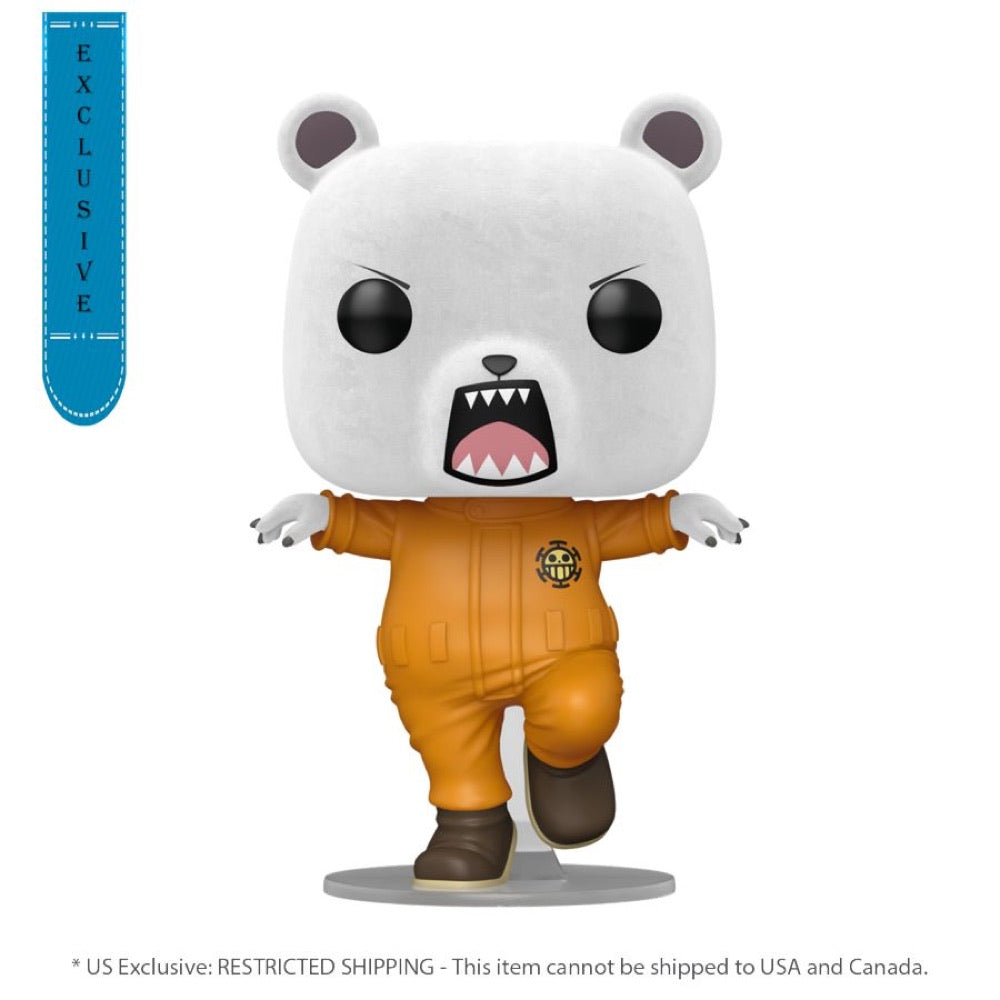 One Piece – Bepo US Exclusive Flocked Pop! Vinyl [RS]