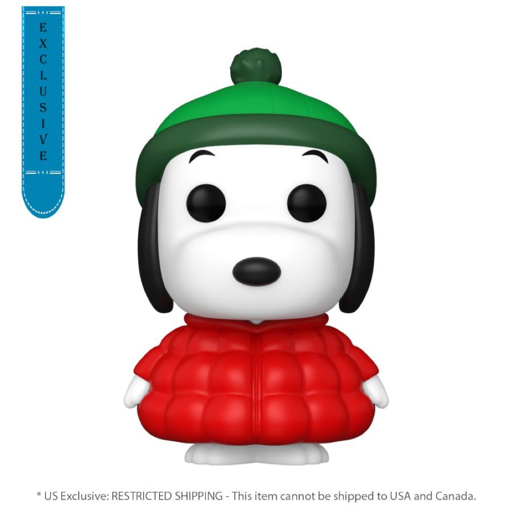 Peanuts – Snoopy in Coat (with chase) US Exclusive Pop! Vinyl [RS]