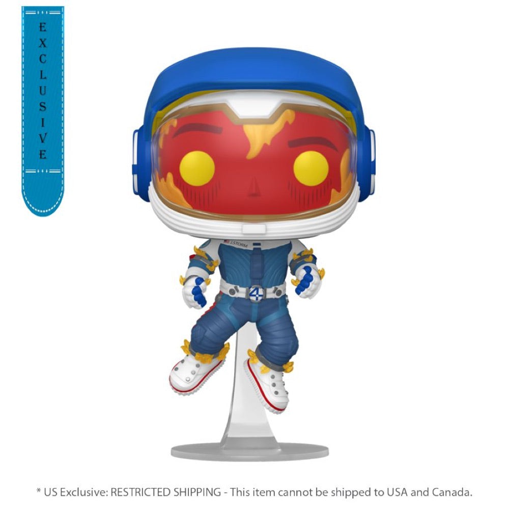 The Fantastic Four: First Steps – Human Torch in Space Suit Exclusive Pop! Vinyl [RS]