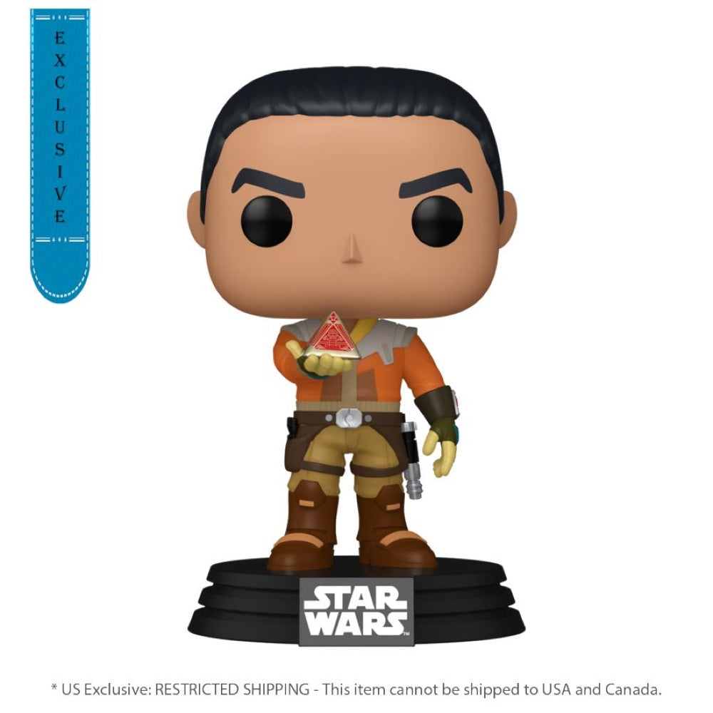 Star Wars: Rebels – Ezra Bridger with Sith Holocron US Exclusive Pop! Vinyl [RS]