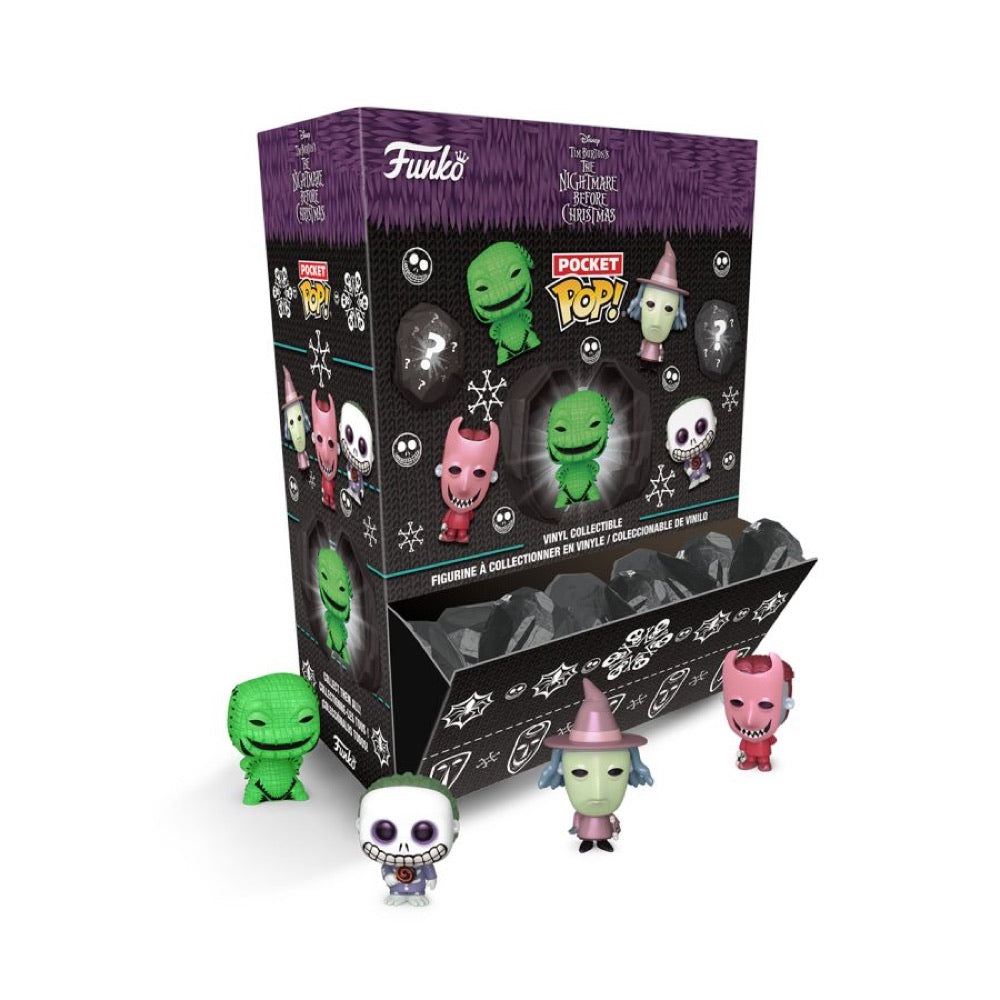 The Nightmare Before Christmas – Xmas Coal Capsule Pocket Pop! Blind Bags (Display of 12)