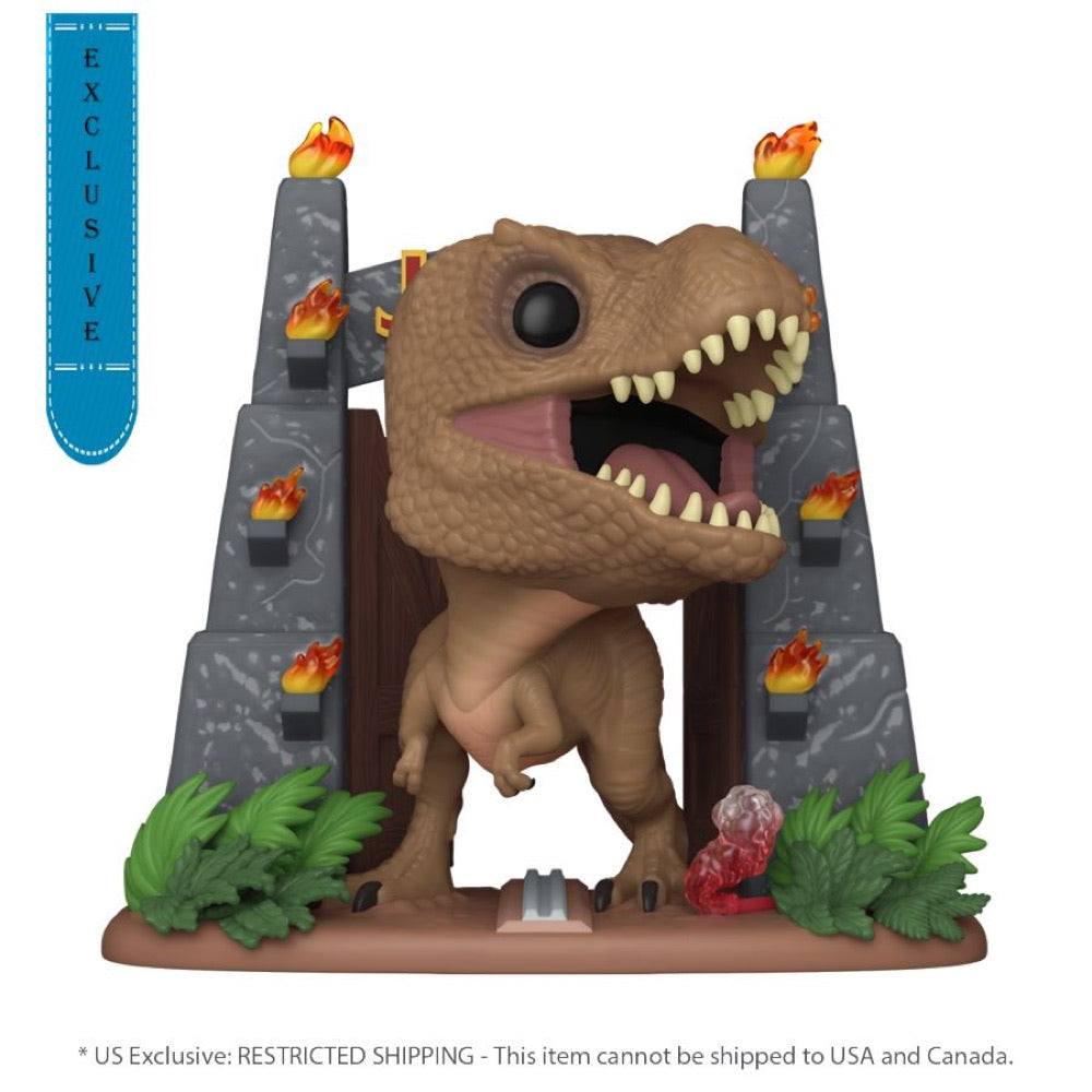 Jurassic Park – Tyrannosaurus Rex (with Gates) US Exclusive Pop! Deluxe [RS]