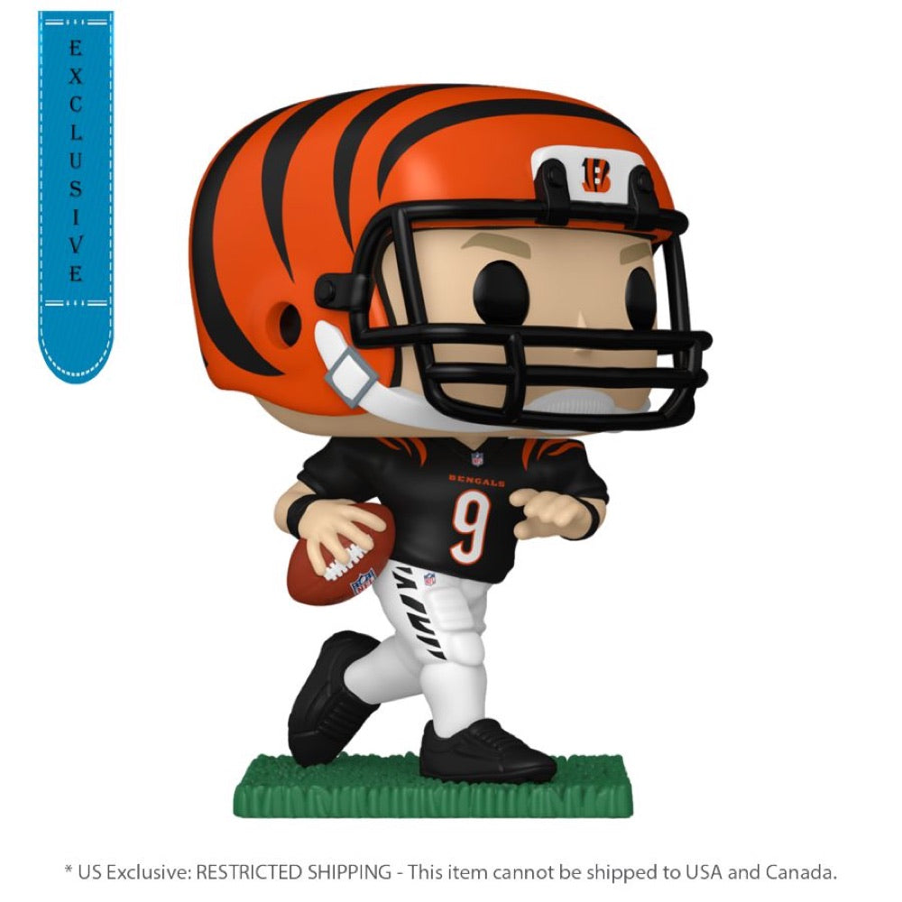 NFL: Bengals – Joe Burrow (Black Jersey) US Exclusive Pop! Vinyl [RS]