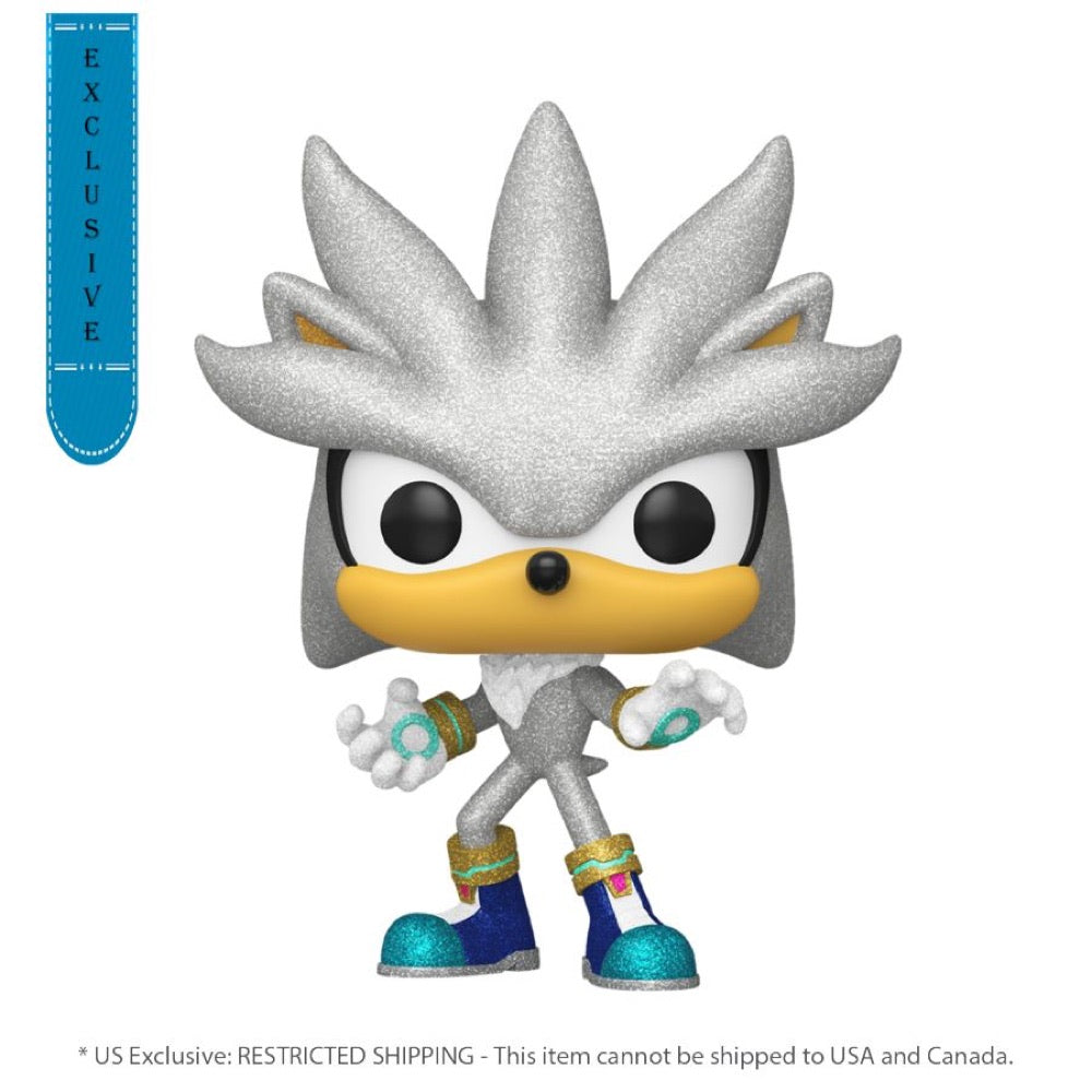 Sonic The Hedgehog – Silver US Exclusive Diamond Glitter Pop! Vinyl [RS]