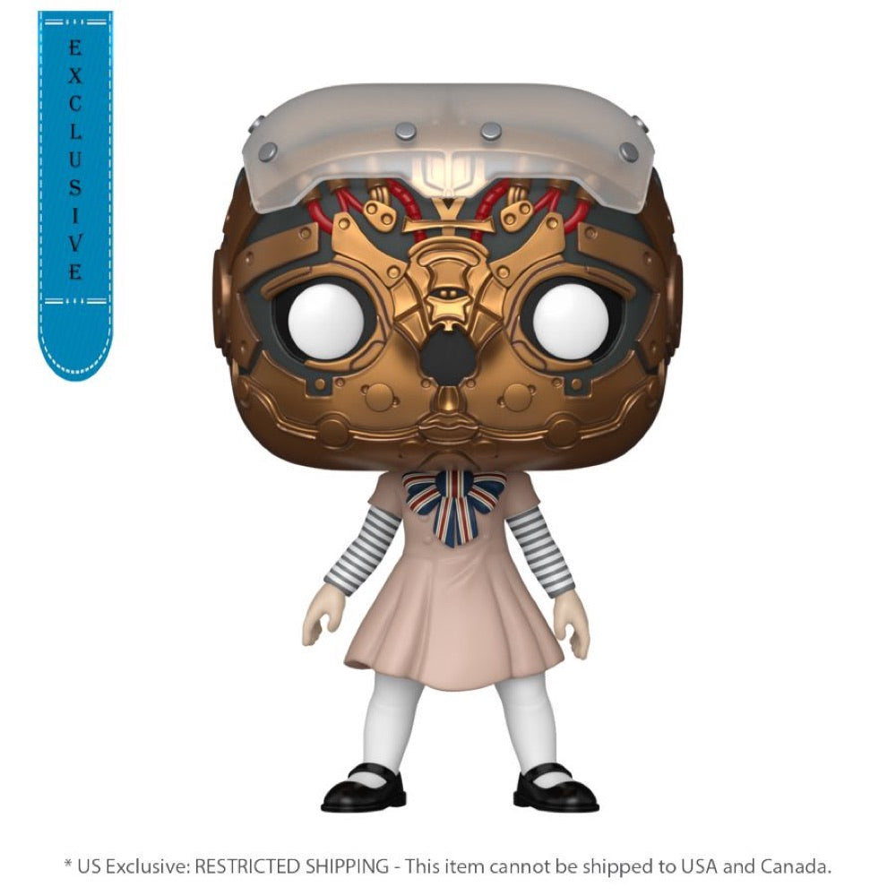 M3GAN – M3GAN Robot Face Exposed US Exclusive Metallic Pop! Vinyl [RS]