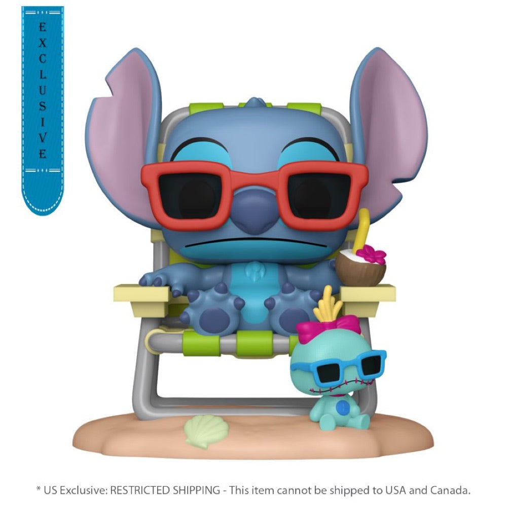 Lilo & Stitch – Stitch in Sunlounger US Exclusive Pop! Premium [RS]