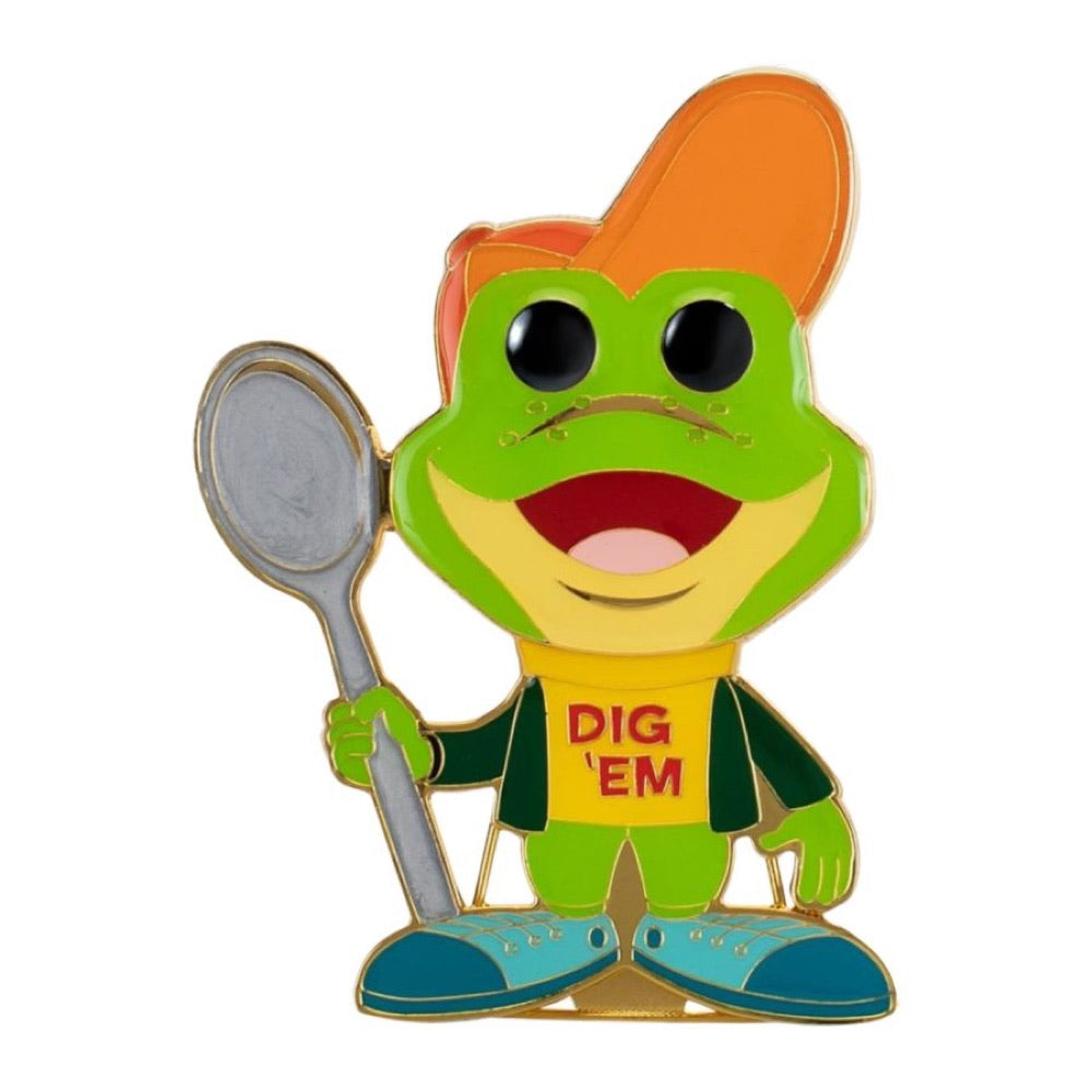 Honey Smacks – Dig ‘Em Frog 4″ Pop! Enamel Pin