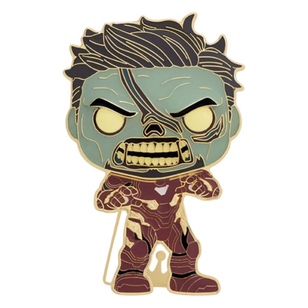 What If – Zombie Iron Man 4″ Pop! Enamel Pin