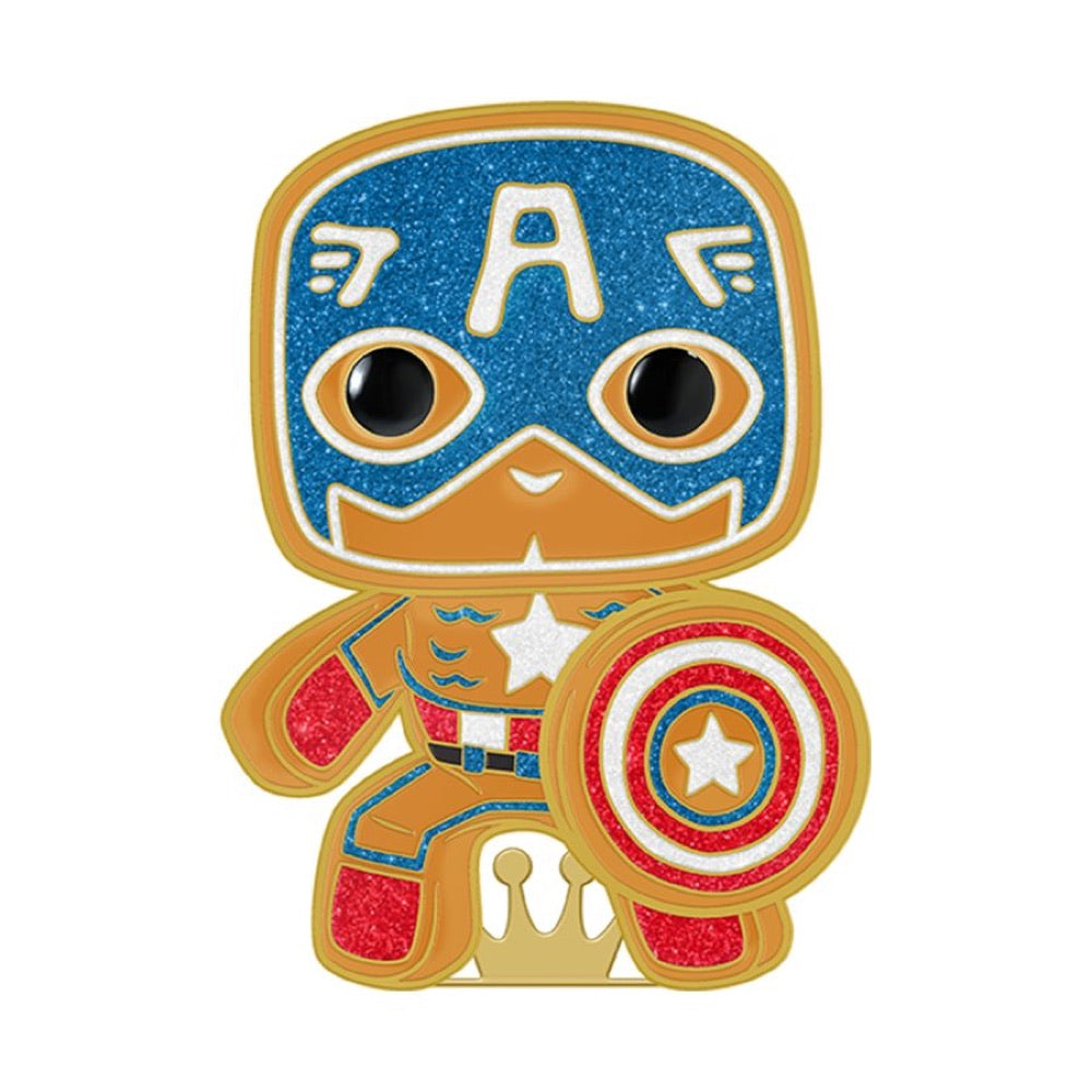 Marvel Comics – Captain America Gingerbread Enamel Pop! Pin