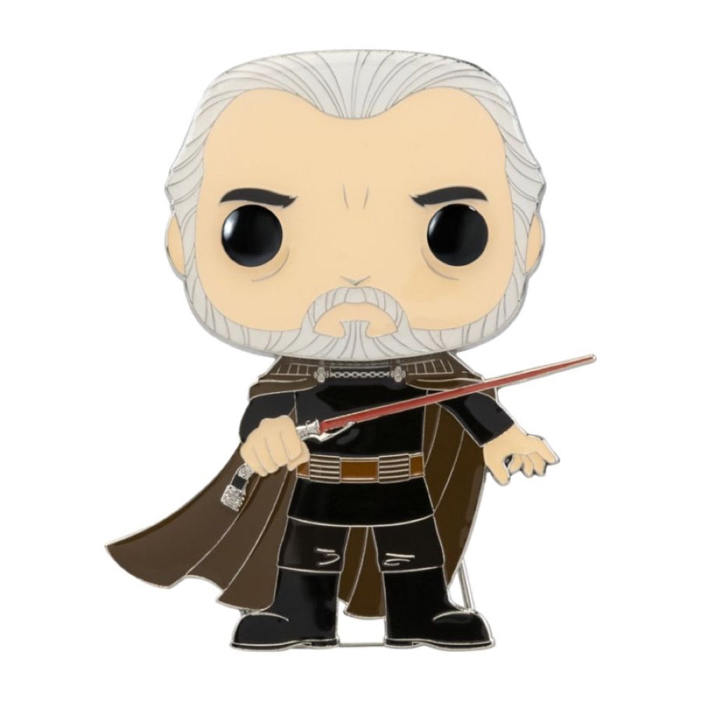 Star Wars – Count Dooku 4″ Pop! Enamel Pin