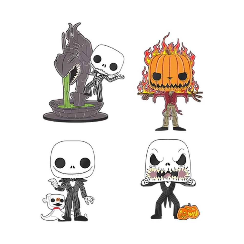 The Nightmare Before Christmas – This is Halloween Jack Enamel Pin 4-Pack
