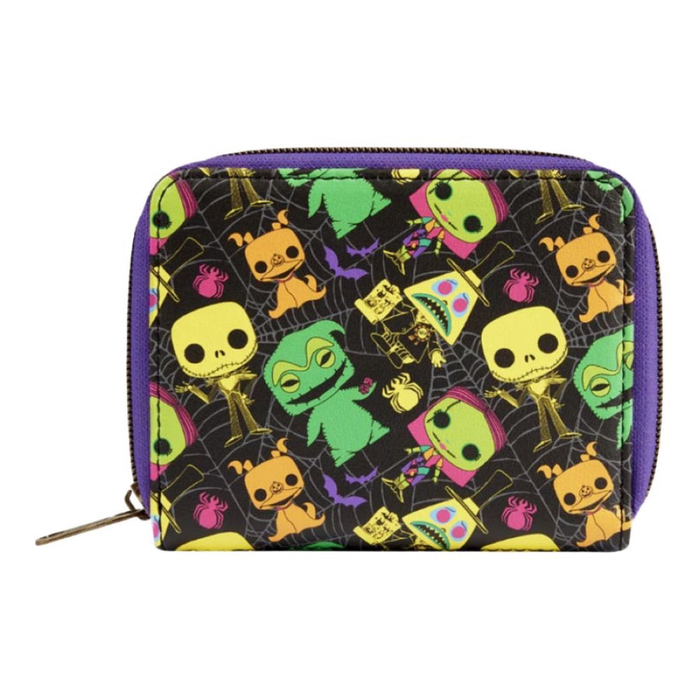 The Nightmare Before Christmas – Blacklight Zip Around Wallet