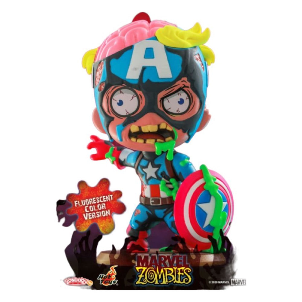 Marvel Zombies (comics) – Captain America Fluorescent Cosbaby