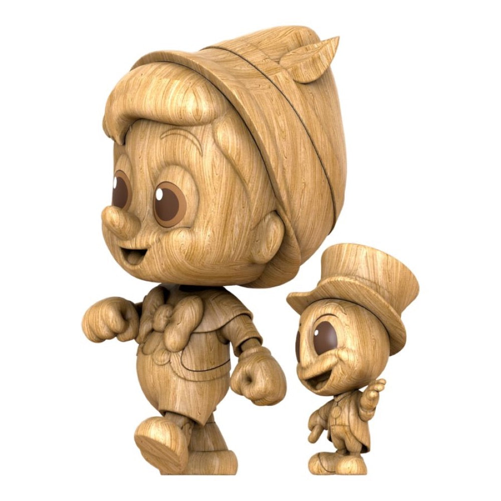 Pinocchio (1940) – Pinocchio & Jiminy Cricket (Wooden Color Version] Cosbaby