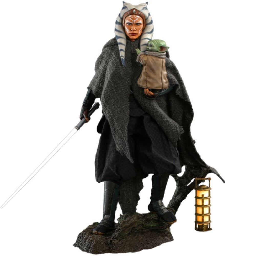 Star Wars: The Mandalorian – Ahsoka Tano and Grogu 1:6 Scale Collectable Action Figure Set