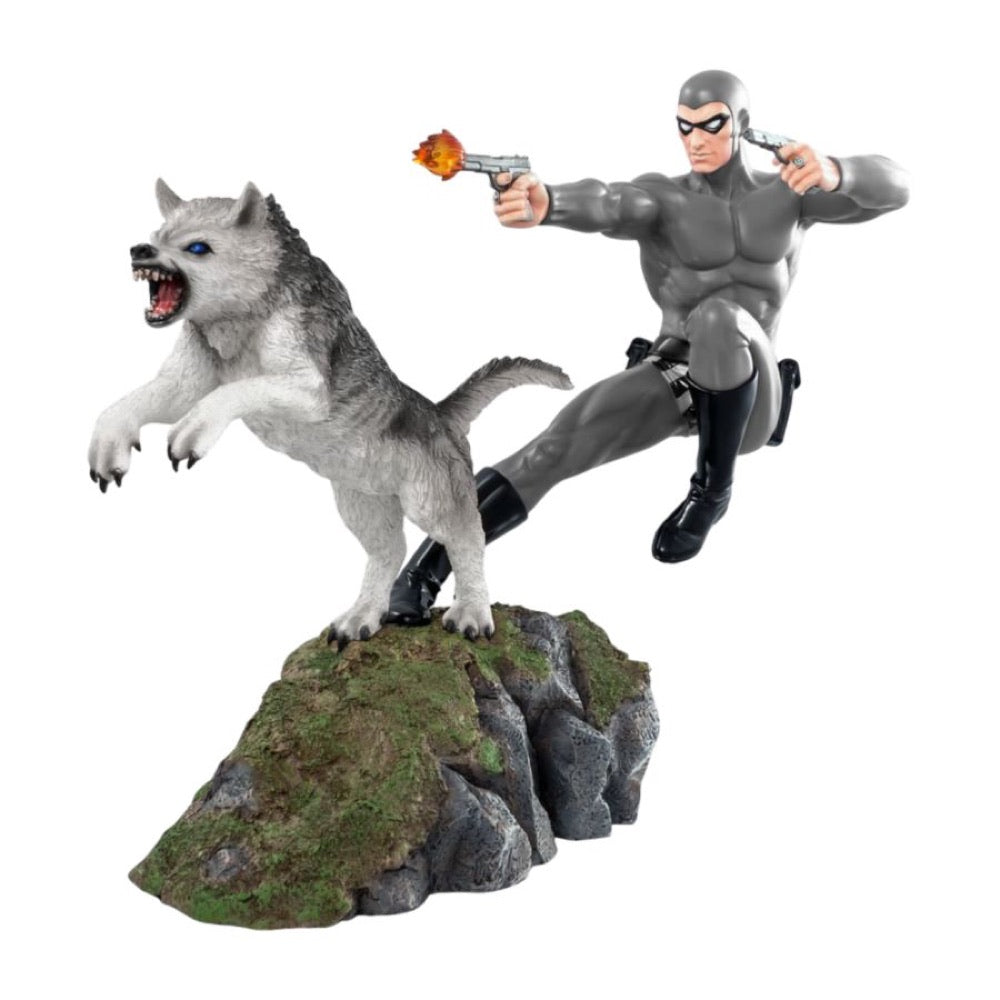 The Phantom – Phantom and Devil Grey Suit Statue