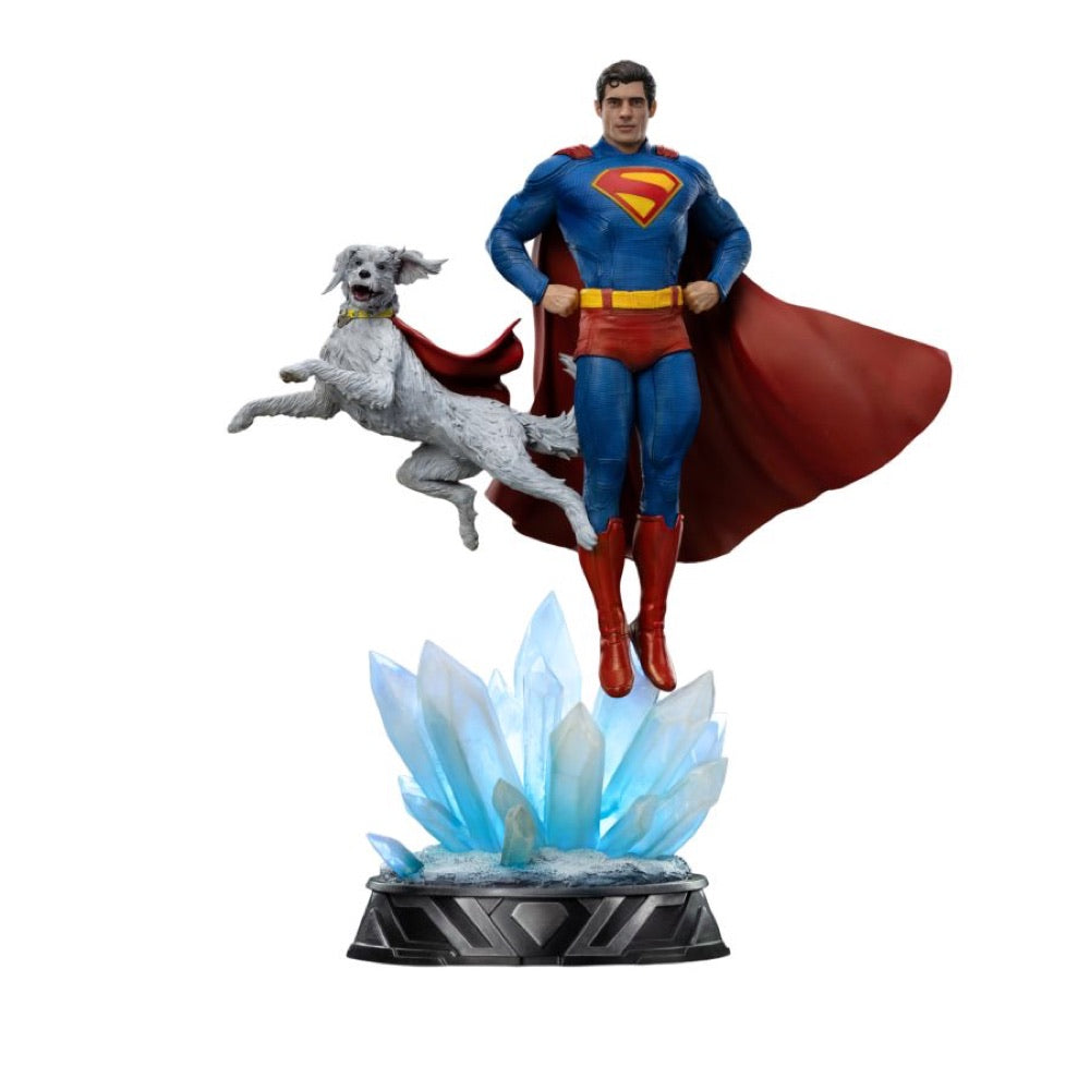 Superman (2025) – Superman & Krypto 1:10 Scale Statue