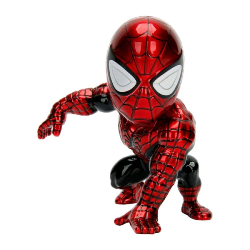 Spider-Man (comics) – Spider-Man Red / Black 4″ Metals