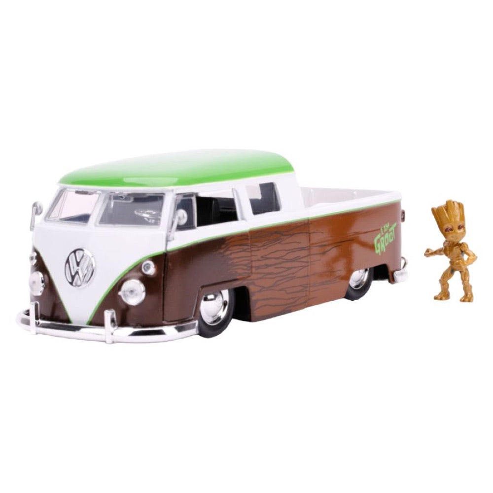 Marvel Comics – 1963 Volkswagen Bus with Groot 1:24 Scale Hollywood Ride