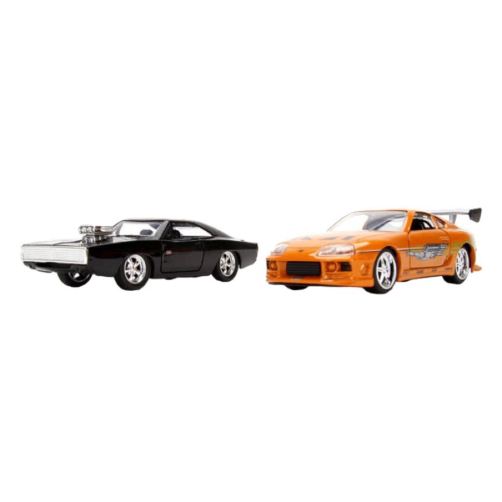 Fast & Furious – Don’s Charger & Brian’s Supra 1:32 Scale Diecast Hollywood Ride [Twin Pack]