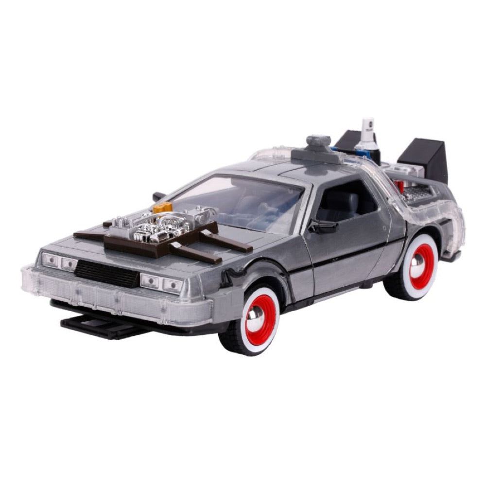 Back to the Future Part III – Time Machine Raw Metal 1:24 Scale Hollywood Ride