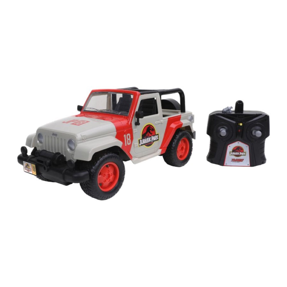 Jurassic World – 2014 Jeep Wrangler (Jurassic Park) 1:16 Scale Remote Control Car